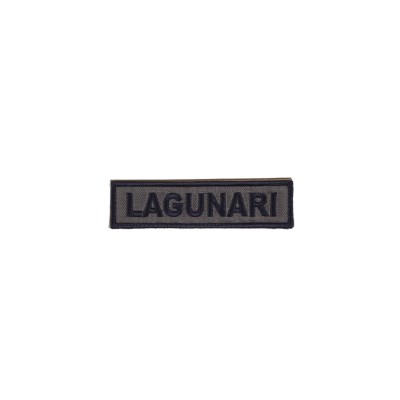 Patch scritta Lagunari ricamata