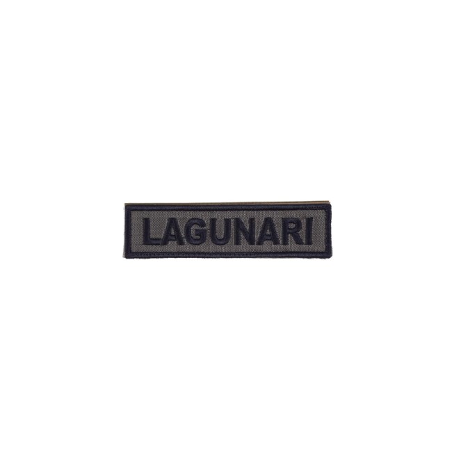 Patch scritta Lagunari ricamata
