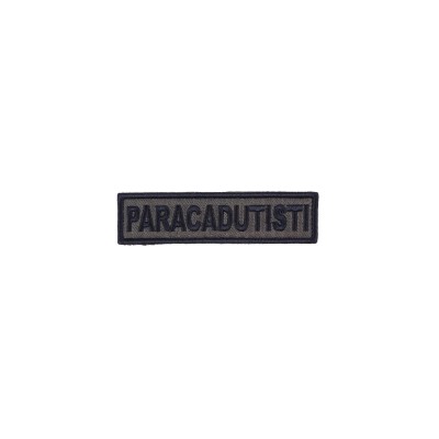 Patch scritta Paracadutisti ricamata