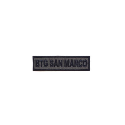 Patch scritta Btg San Marco ricamata