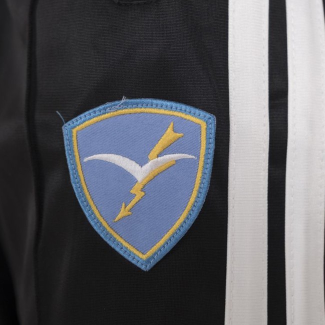 Tuta ginnica Folgore Esercito Italiano nera dettaglio