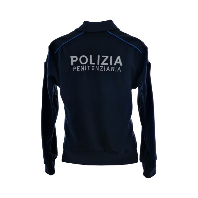 Pile Polizia Penitenziaria con zip posteriore