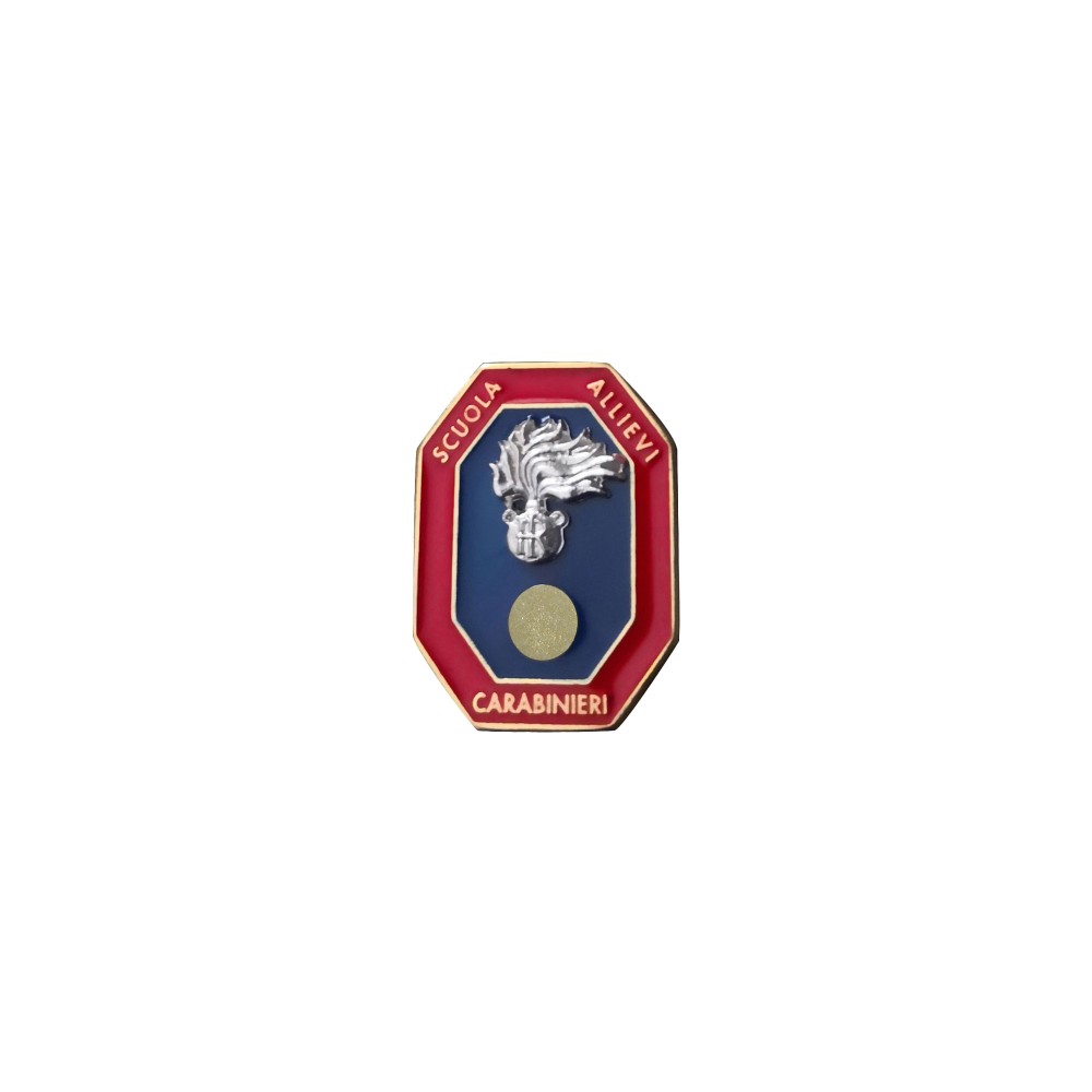 Spilla Scuola Allievi Carabinieri in metallo