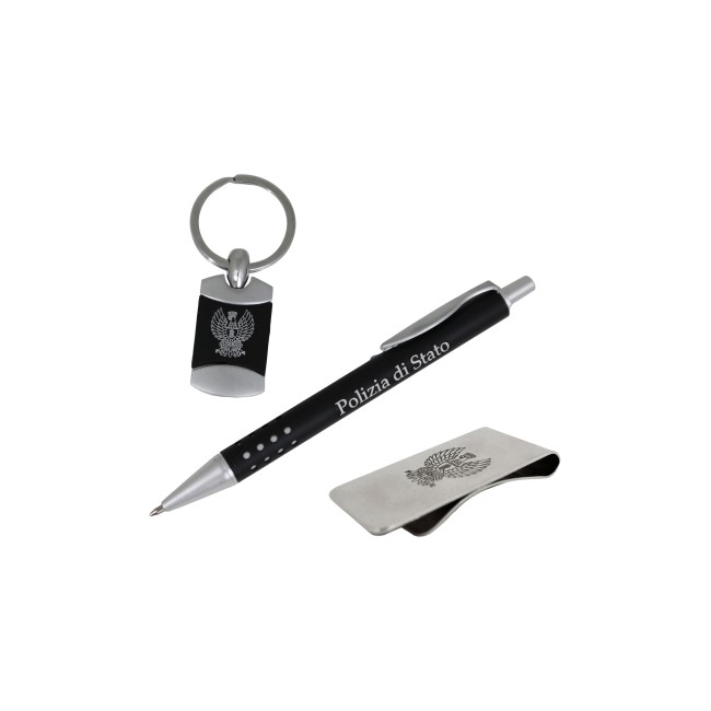 Set Penna, Portachiavi e Fermasoldi Polizia di Stato