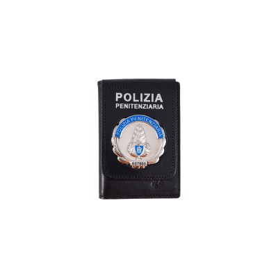 Ascot Portafoglio Polizia Penitenziaria 600 verticale in pelle