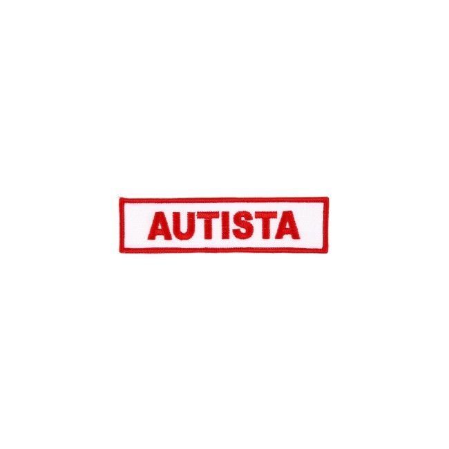 Patch Autista Croce Rossa ricamata