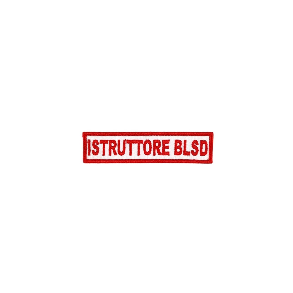 Patch Istruttore Blsd Croce Rossa ricamata