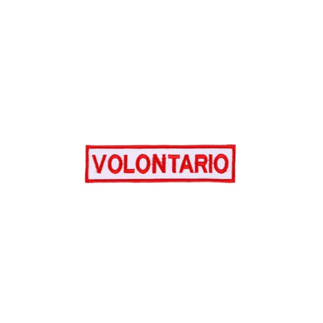 Patch Volontario Croce Rossa ricamata