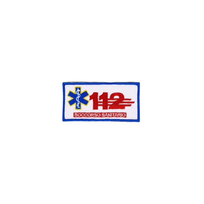 Patch 112 Soccorso Sanitario ricamata