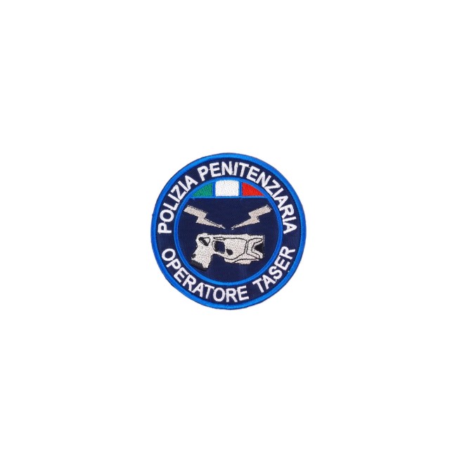 Patch Operatore Taser Polizia Penitenziaria ricamata