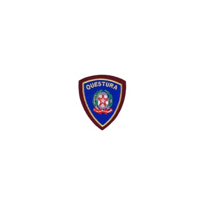 Patch Scudetto Polizia Questura ricamata