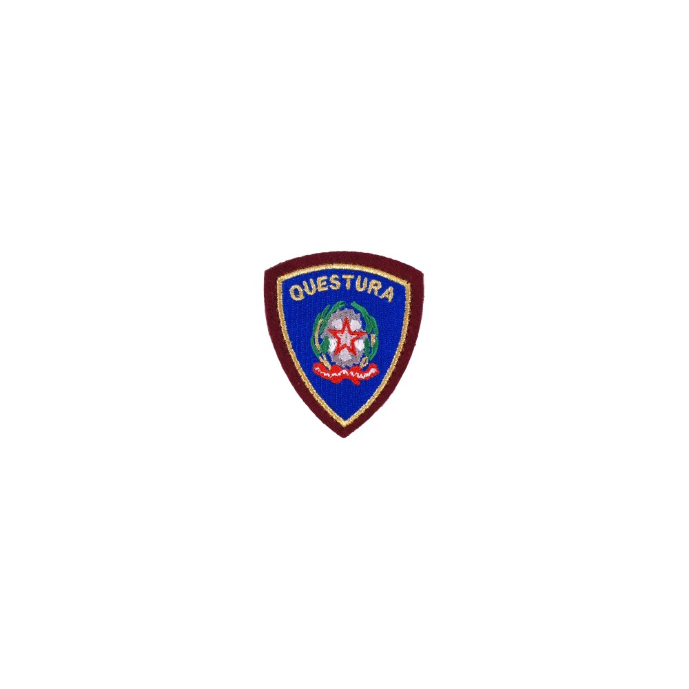 Patch Scudetto Polizia Questura ricamata