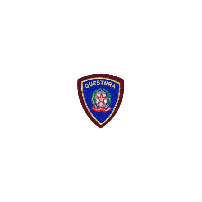 Patch Scudetto Polizia Questura ricamata