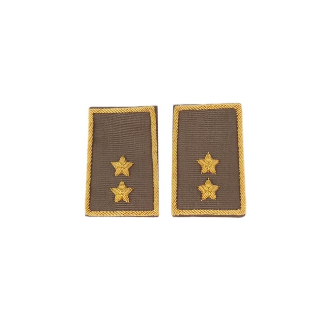 Tubolari Tenente Esercito ricamati kaki