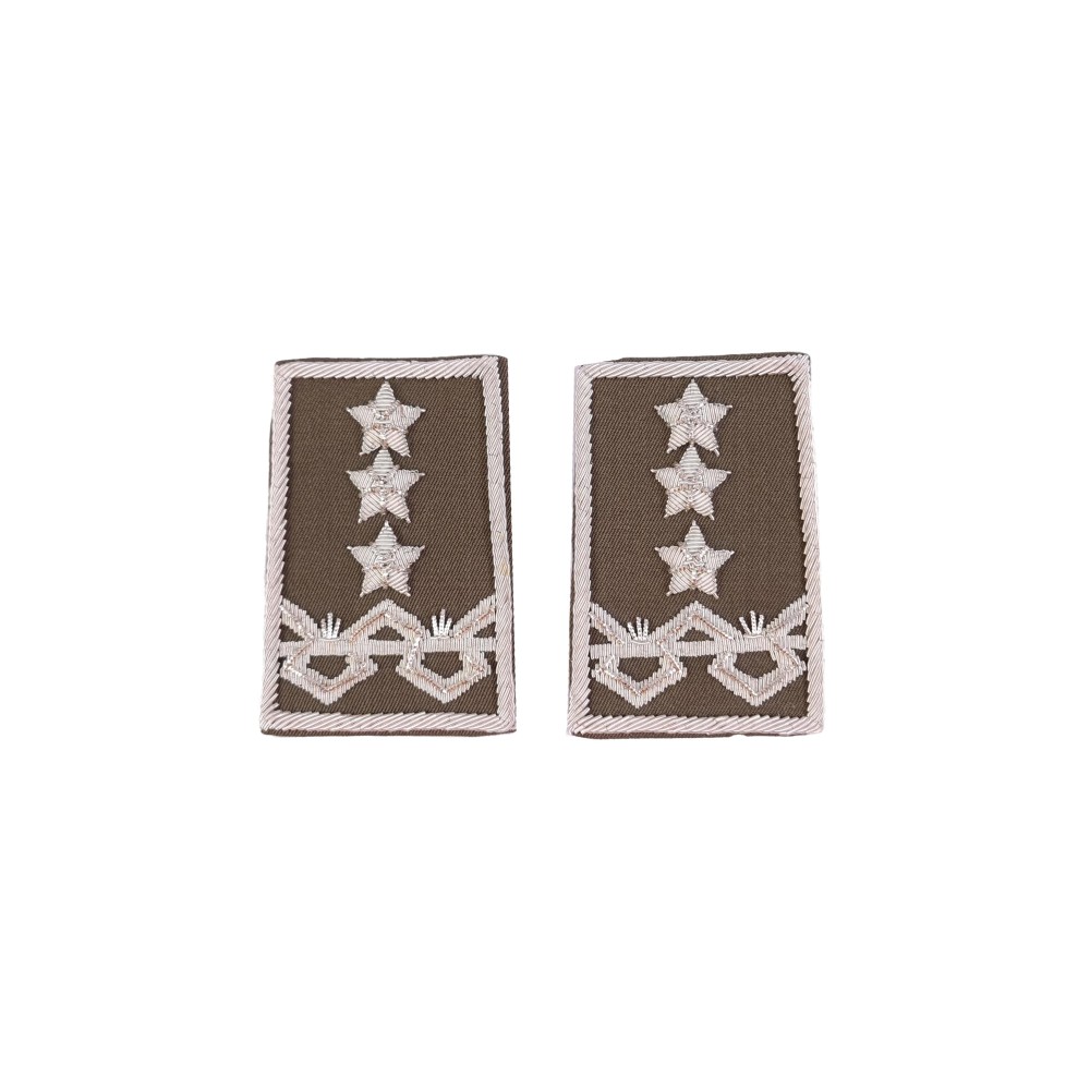 Tubolari Generale Corpo d'Armata Esercito ricamati kaki