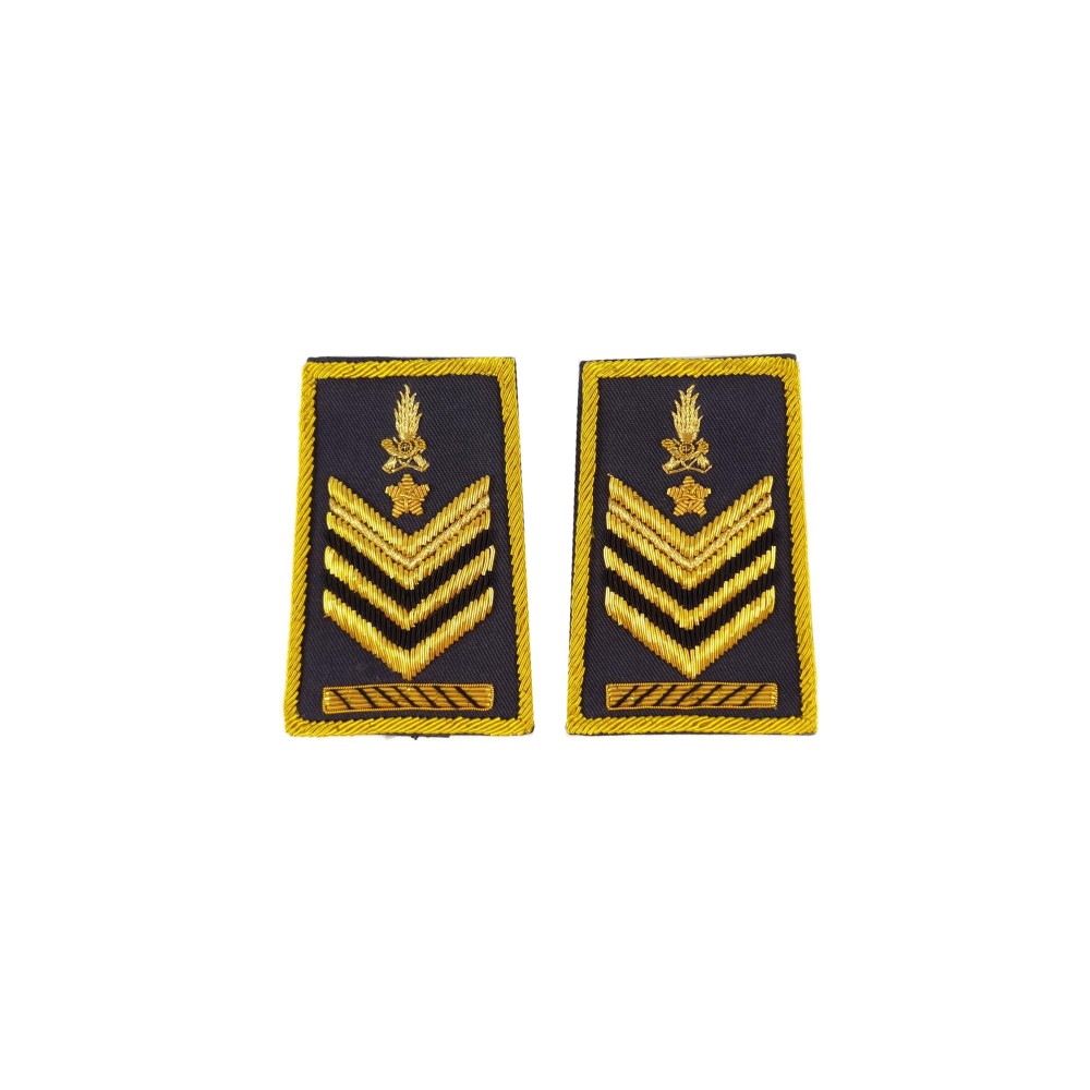 Tubolari Brigadiere Capo Qualifica Speciale Guardia di Finanza ricamati