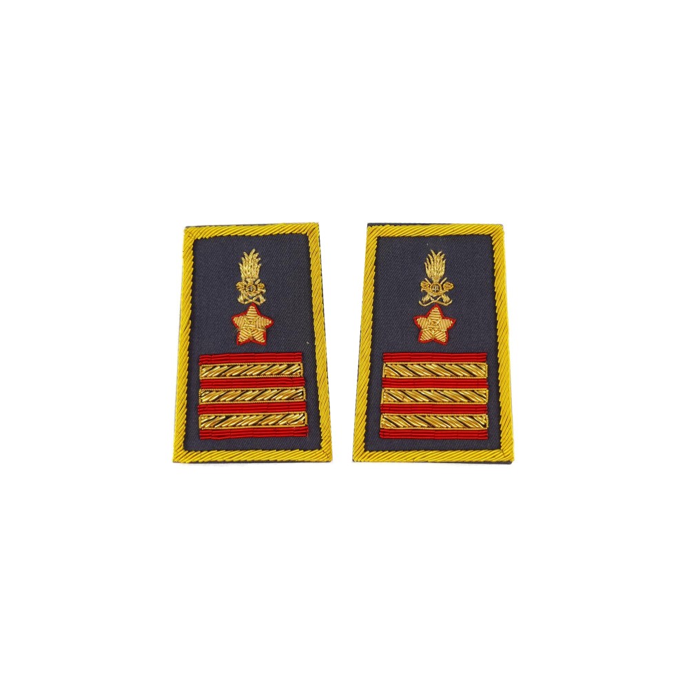 Tubolari Luogotenente Guardia di Finanza ricamati