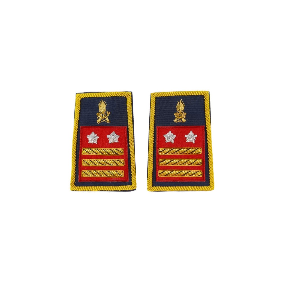 Tubolari Luogotenente Carica Speciale Guardia di Finanza ricamati