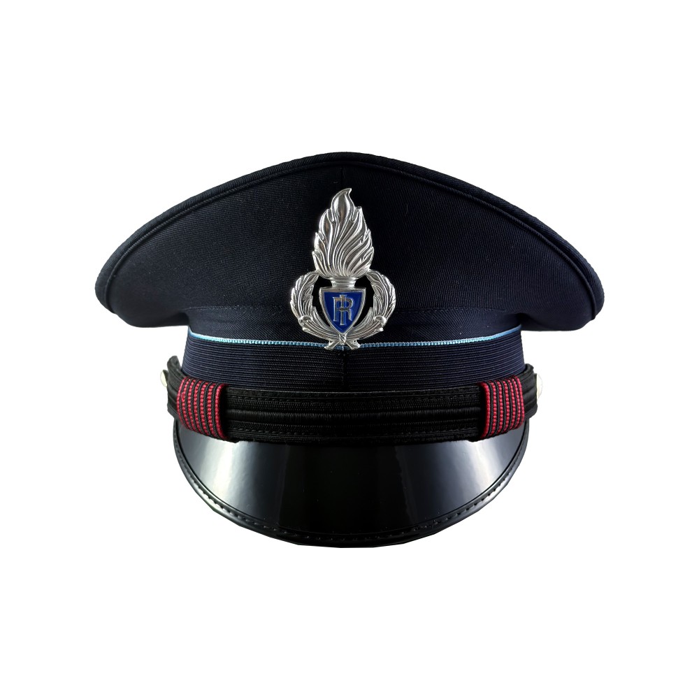 Berretto Assistente Capo Coordinatore Polizia Penitenziaria uomo frontale