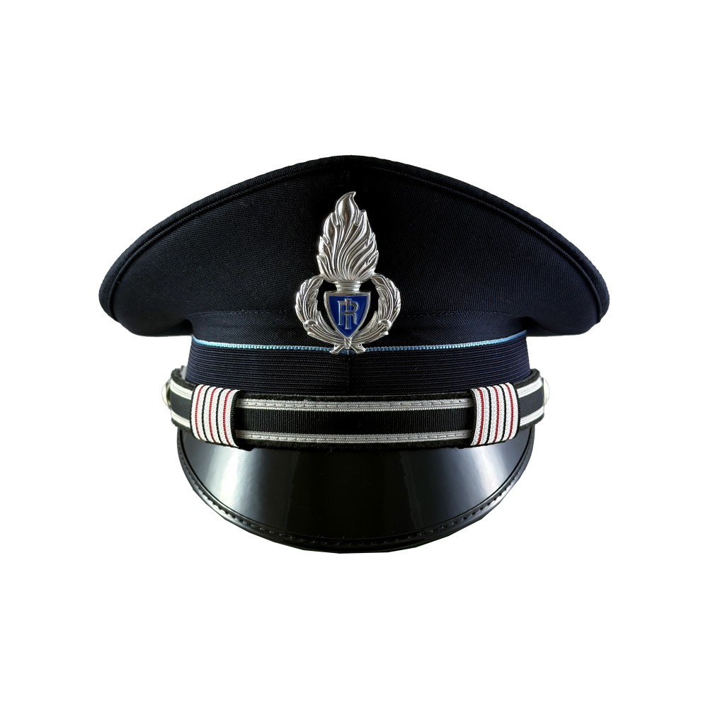 Berretto Sovrintendente Capo Coordinatore Polizia Penitenziaria uomo frontale