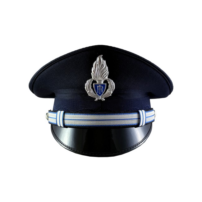 Berretto Ispettore Polizia Penitenziaria uomo frontale