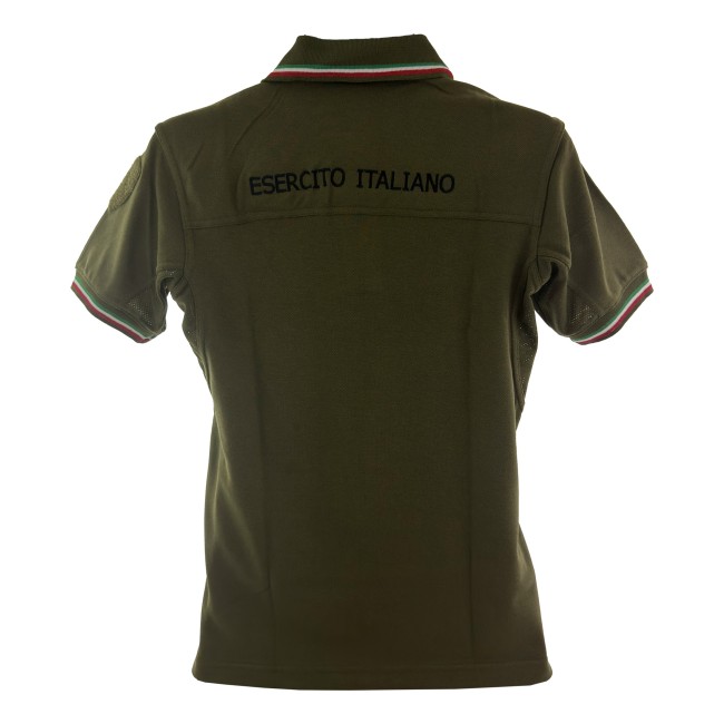 Polo Esercito in Cotone/Poliestere posteriore