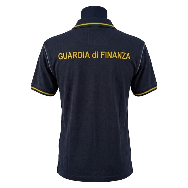 Polo Guardia di Finanza in cotone/poliestere posteriore