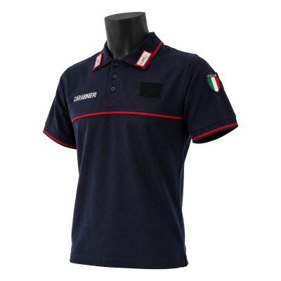 Polo Carabinieri Blu Estiva in Cotone