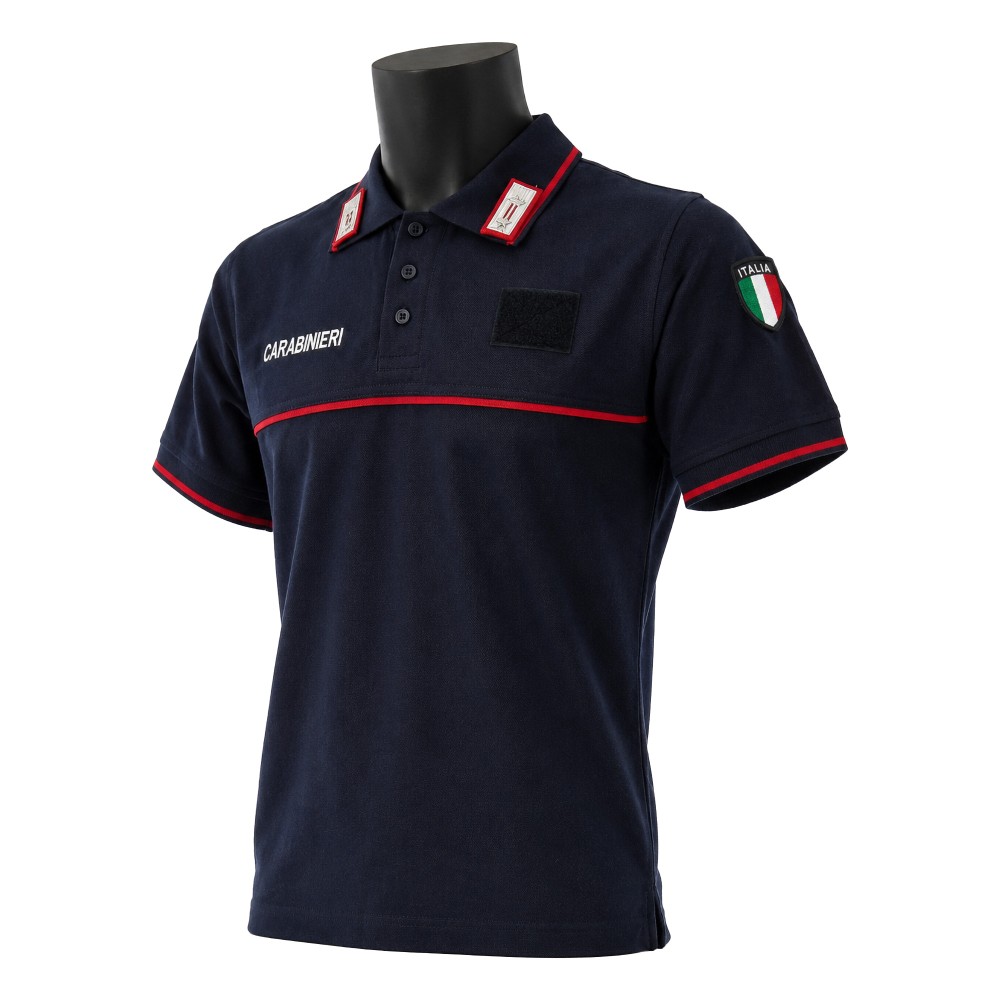 Polo Carabinieri Blu Estiva in Cotone
