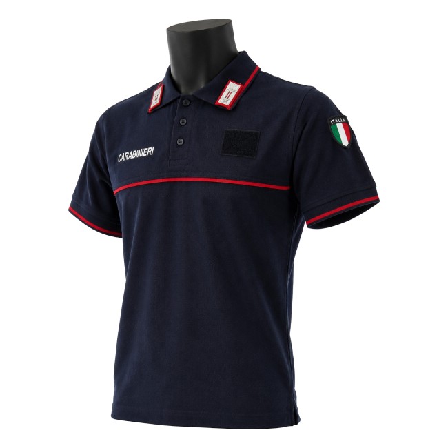 Polo Carabinieri Blu Estiva in Cotone