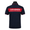 Polo Carabinieri Blu Estiva in Cotone retro