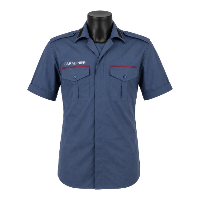 Camicia Estiva Azzurra Carabinieri uomo frontale