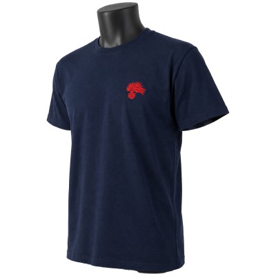 T-shirt Carabinieri Blu in cotone