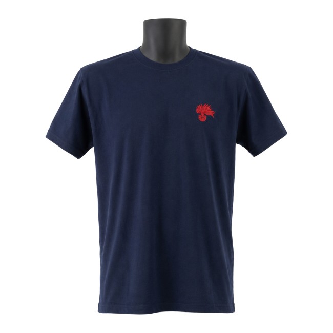 T-shirt Carabinieri Blu in cotone frontale