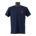 T-shirt Carabinieri Blu in cotone frontale