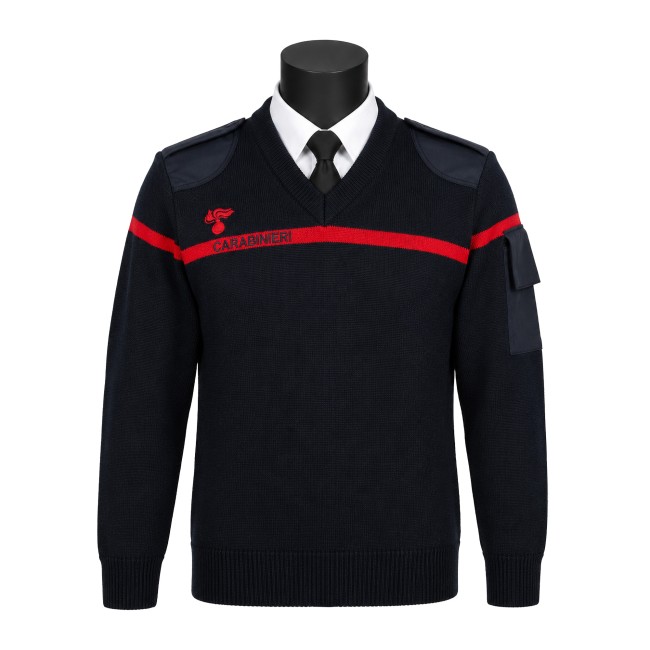 Maglione Carabinieri scollo a V frontale