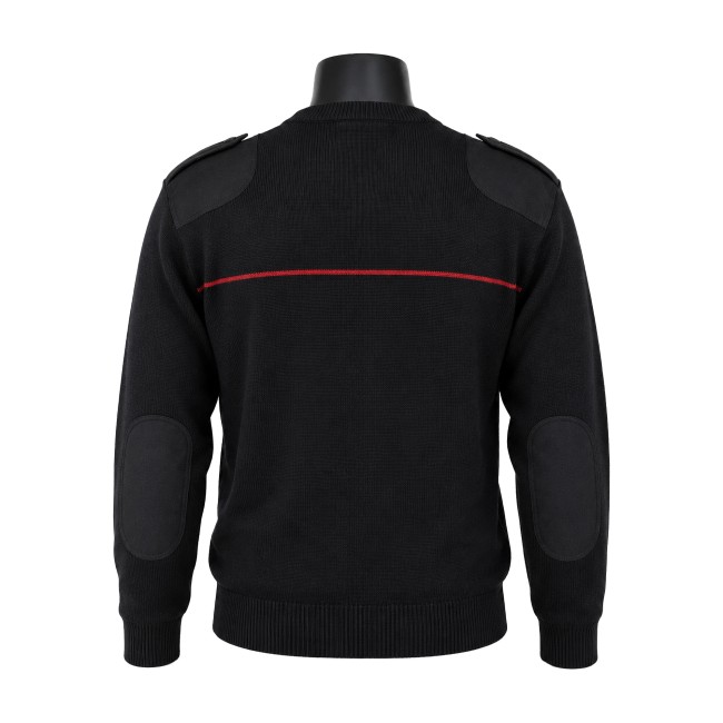 Maglione Carabinieri con zip scollo a V posteriore
