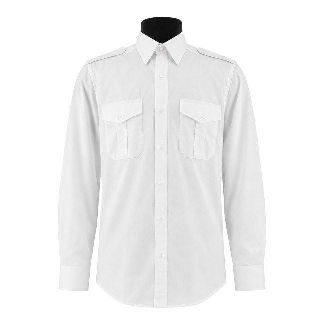 Camicia invernale Esercito uomo bianca frontale