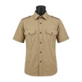 Camicia estiva Esercito uomo kaki frontale