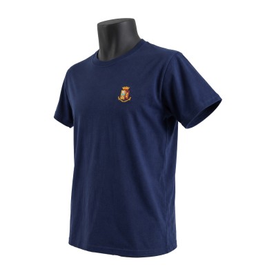 T-shirt Polizia di Stato blu in cotone