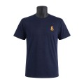 T-shirt Polizia di Stato blu in cotone frontale