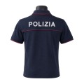 Polo Polizia manica corta posteriore