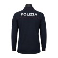Polo Polizia manica lunga in cotone/poliestere posteriore