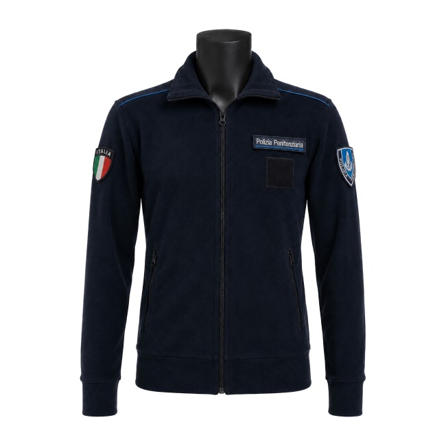 Pile Polizia Penitenziaria con zip frontale