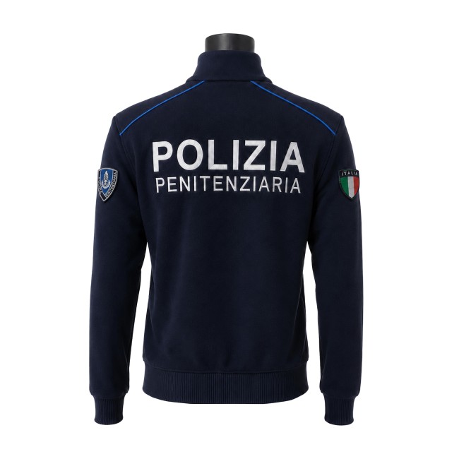Pile Polizia Penitenziaria con zip posteriore