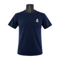 T-shirt Polizia Penitenziaria blu in cotone frontale